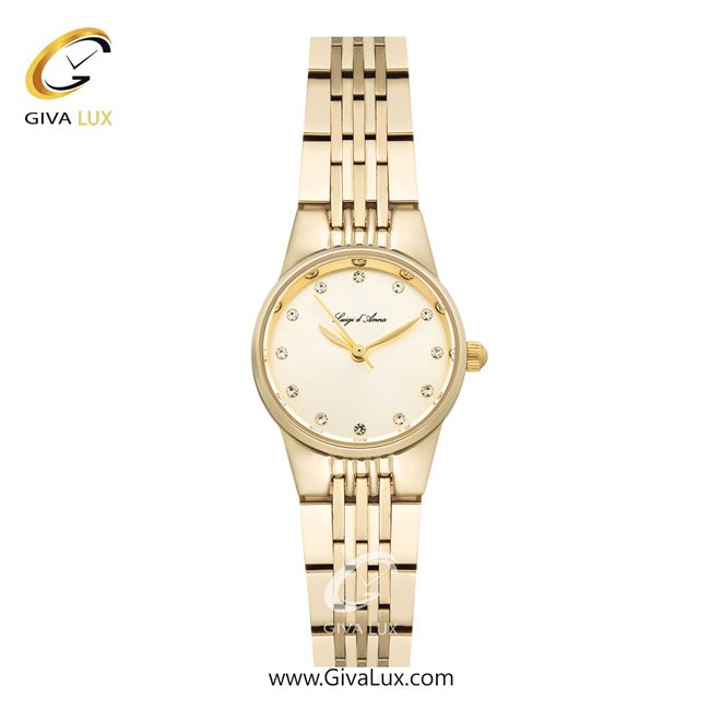 ساعت مچی اورجینال زنانه LdA طلایی | طلایی| طلایی| کد رفرنس 2468